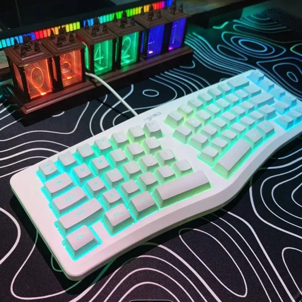 Ergonomic Rainbow Keyboard